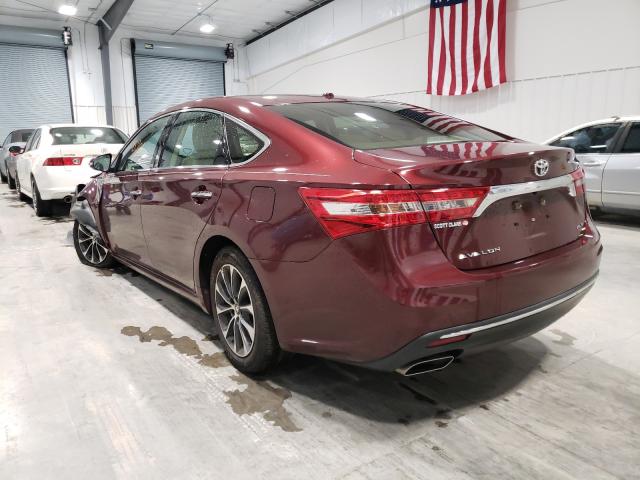 2016 TOYOTA AVALON XLE 4T1BK1EB5GU236094