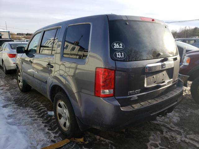 2014 HONDA PILOT LX 5FNYF4H20EB036746