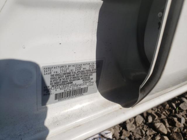 2016 NISSAN VERSA S 3N1CN7APXGL840306