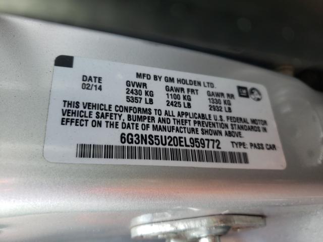 2014 CHEVROLET CAPRICE PO 6G3NS5U20EL959772