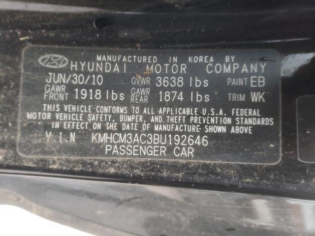 2011 HYUNDAI ACCENT GL - KMHCM3AC3BU192646