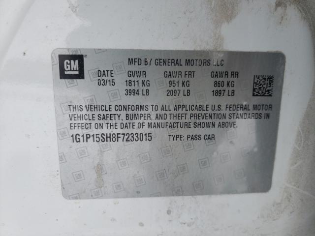 2015 CHEVROLET CRUZE L 1G1P15SH8F7233015