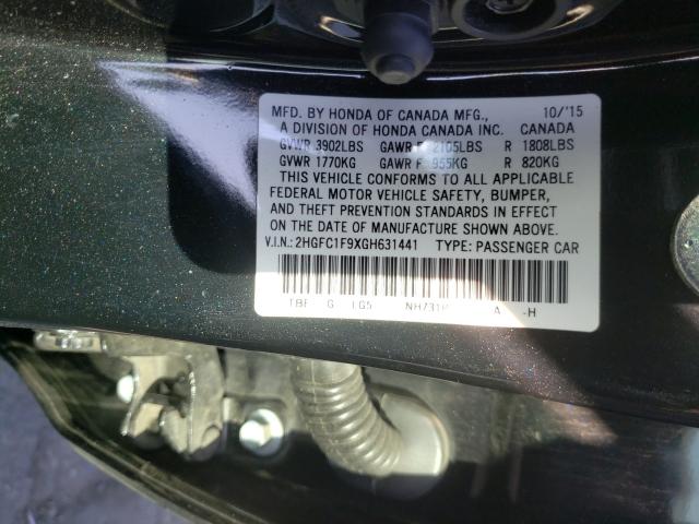 2016 HONDA CIVIC TOUR 2HGFC1F9XGH631441