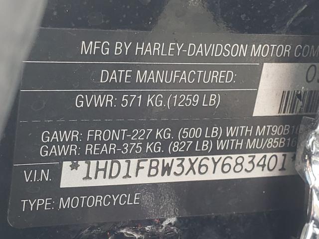 2006 HARLEY-DAVIDSON FLHRI 1HD1FBW3X6Y683401