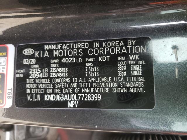 2020 KIA SOUL GT LI KNDJ63AU0L7728399