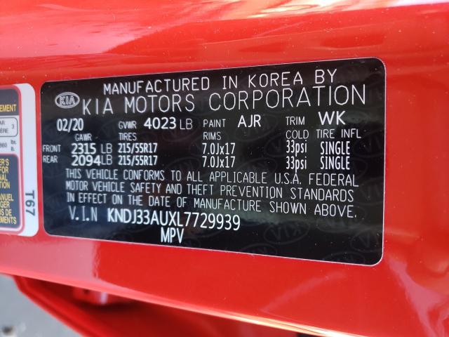 2020 KIA SOUL EX KNDJ33AUXL7729939