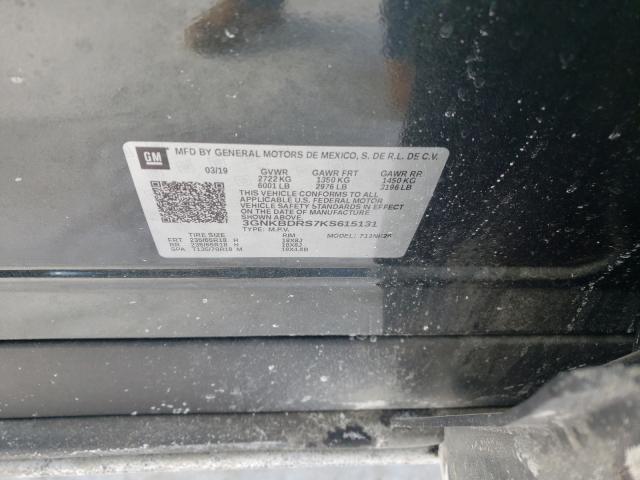 2019 CHEVROLET BLAZER 3LT 3GNKBDRS7KS615131