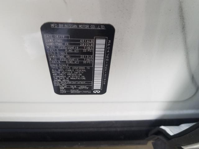 2019 INFINITI QX50 ESSEN 3PCAJ5M12KF147409