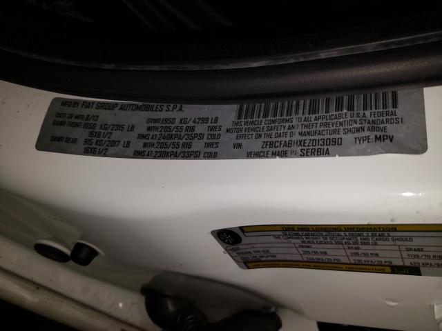 2014 FIAT 500L EASY ZFBCFABHXEZ013090