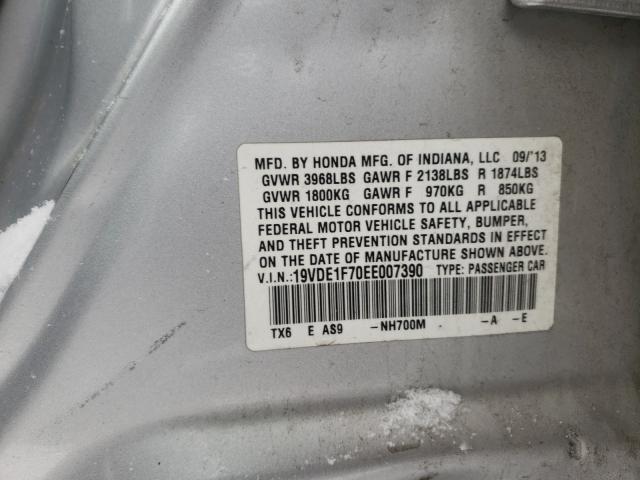 2014 ACURA ILX 20 TEC 19VDE1F70EE007390