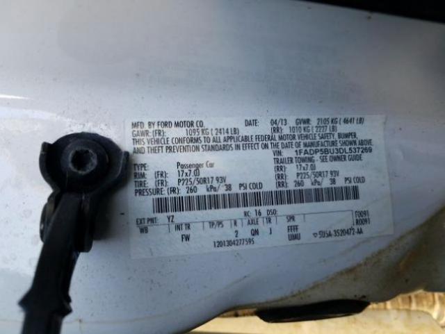2013 FORD C-MAX SEL 1FADP5BU3DL537269