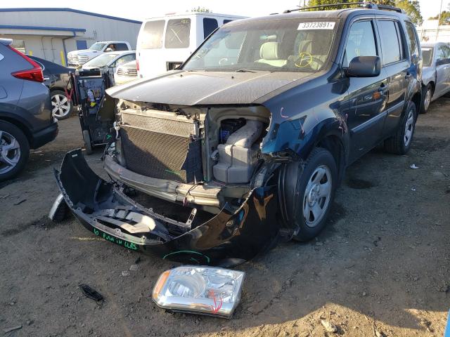 2012 HONDA PILOT LX 5FNYF3H20CB041730