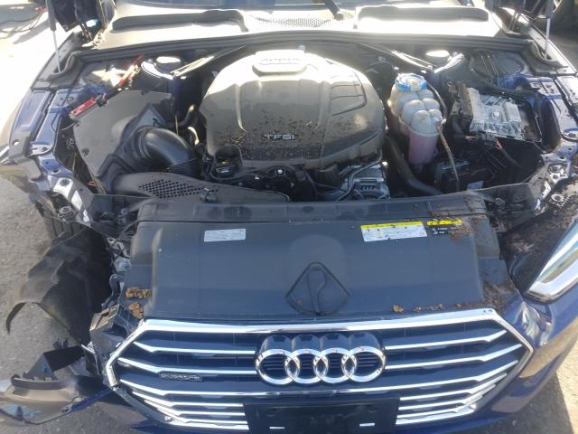 2018 AUDI A5 PREMIUM WAUYNGF58JN019235