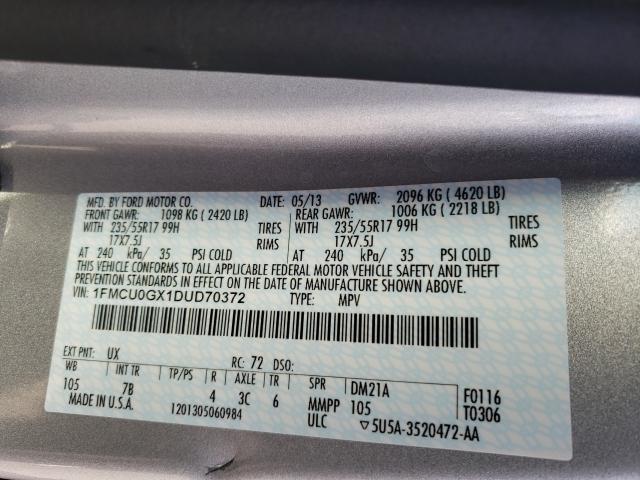 2013 FORD ESCAPE SE - 1FMCU0GX1DUD70372