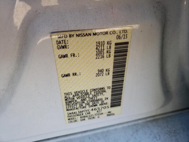 2015 NISSAN ALTIMA 2.5 1N4AL3AP7FC465705