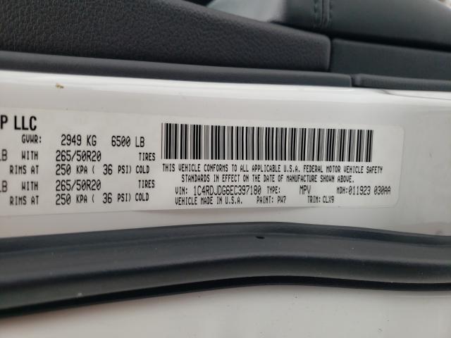 2014 DODGE DURANGO LI 1C4RDJDG6EC397180