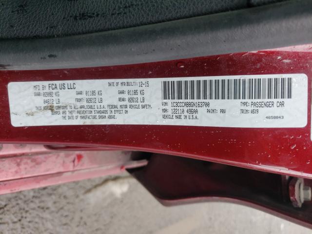 2016 CHRYSLER 200 LIMITE 1C3CCCAB8GN163700