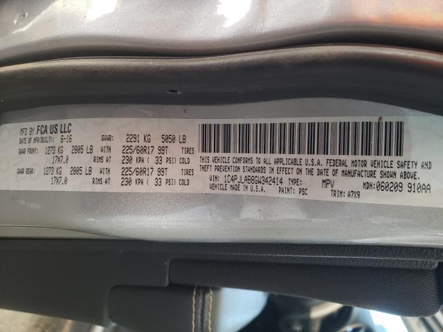 2016 JEEP CHEROKEE S 1C4PJLAB8GW342414