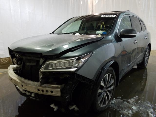 2014 ACURA MDX TECHNO 5FRYD4H43EB024791