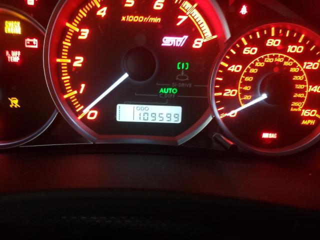 2011 SUBARU IMPREZA WR JF1GV8J6XBL507190