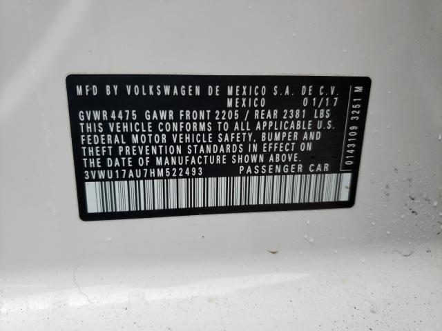 2017 VOLKSWAGEN GOLF SPORT 3VWU17AU7HM522493