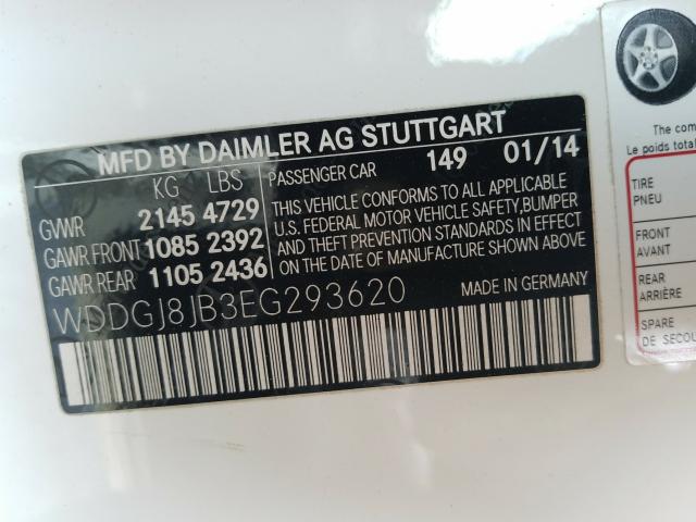 2014 MERCEDES-BENZ C 350 4MAT WDDGJ8JB3EG293620