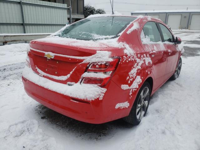 2018 CHEVROLET SONIC PREM 1G1JF5SB9J4134555