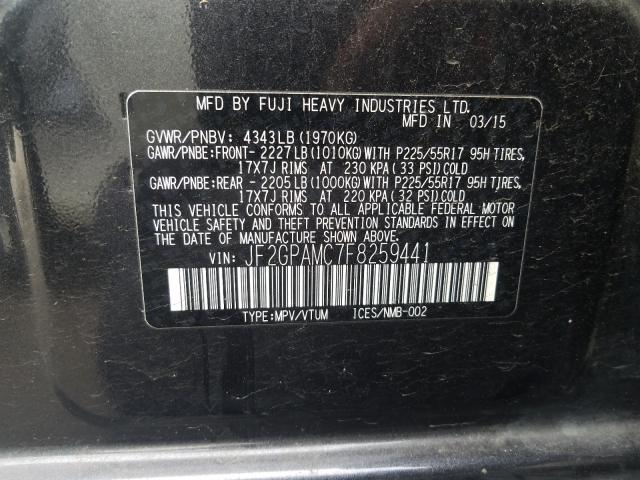 2015 SUBARU XV CROSSTR - JF2GPAMC7F8259441