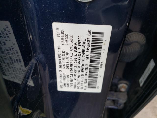 2015 ACURA TLX 19UUB1F3XFA026855