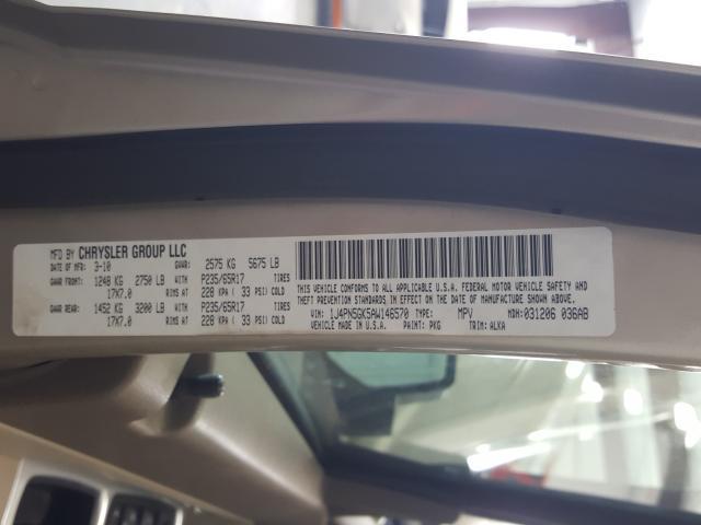 2010 JEEP LIBERTY LI 1J4PN5GK5AW146570