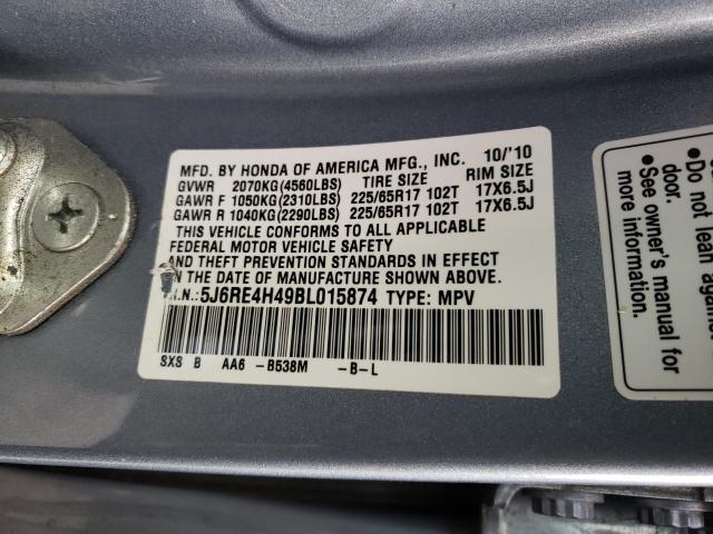 2011 HONDA CR-V SE - 5J6RE4H49BL015874