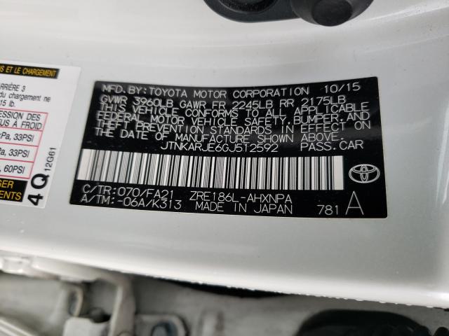 2016 TOYOTA SCION IM JTNKARJE6GJ512592