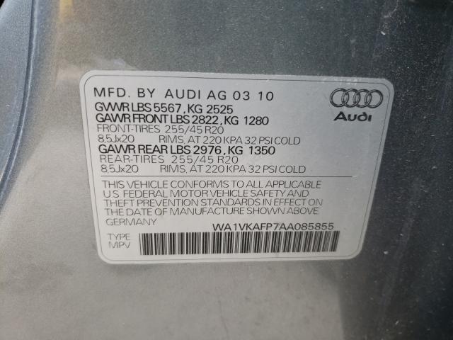 2010 AUDI Q5 PRESTIG WA1VKAFP7AA085855