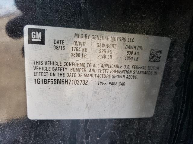 2017 CHEVROLET CRUZE PREM 1G1BF5SM6H7103732