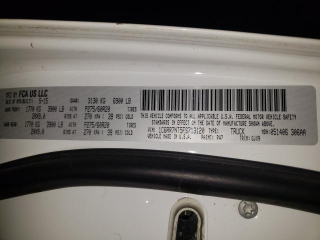 2015 RAM 1500 LARAM 1C6RR7NT5FS713120