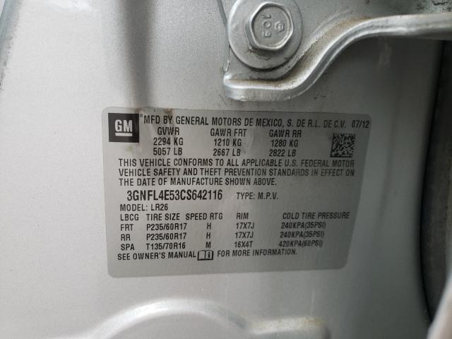 2012 CHEVROLET CAPTIVA SP 3GNFL4E53CS642116