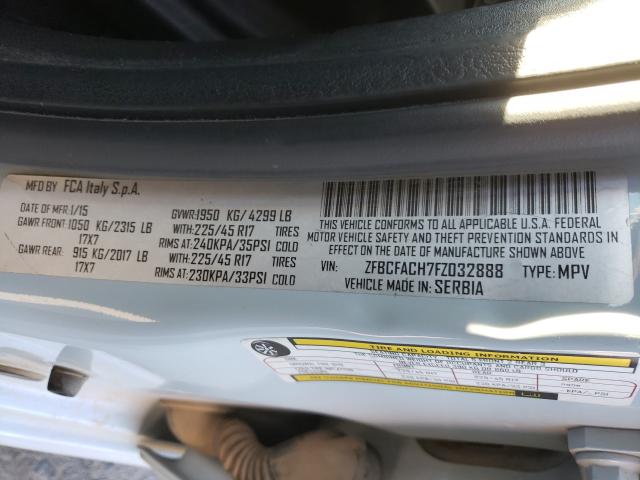 2015 FIAT 500L LOUNG ZFBCFACH7FZ032888