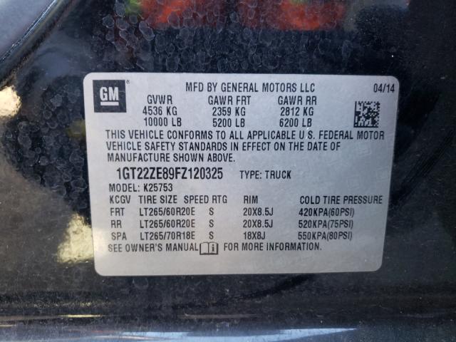 2015 GMC SIERRA K25 - 1GT22ZE89FZ120325