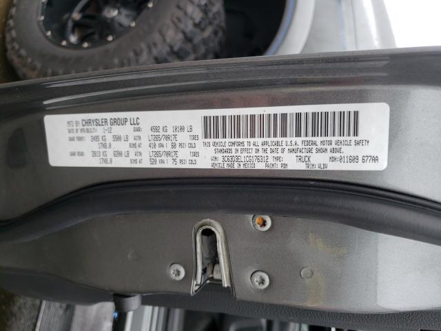 2012 DODGE RAM 3500 L 3C63D3EL1CG176312