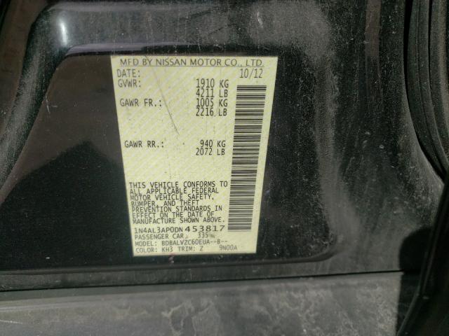 2013 NISSAN ALTIMA 2.5 1N4AL3AP0DN453817
