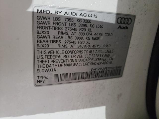 2013 AUDI Q7 PRESTIG WA1VMAFE5DD015069