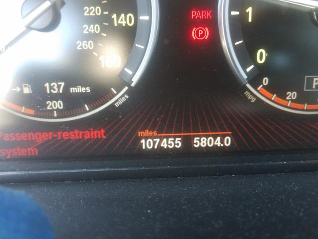 2011 BMW 550I WBASN4C51BC209691