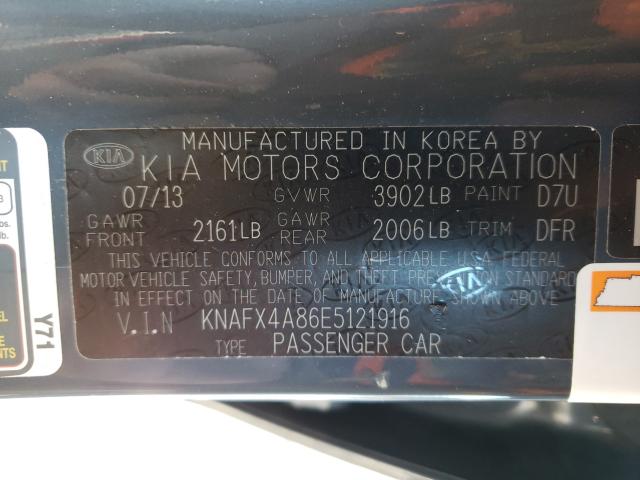 2014 KIA FORTE EX KNAFX4A86E5121916
