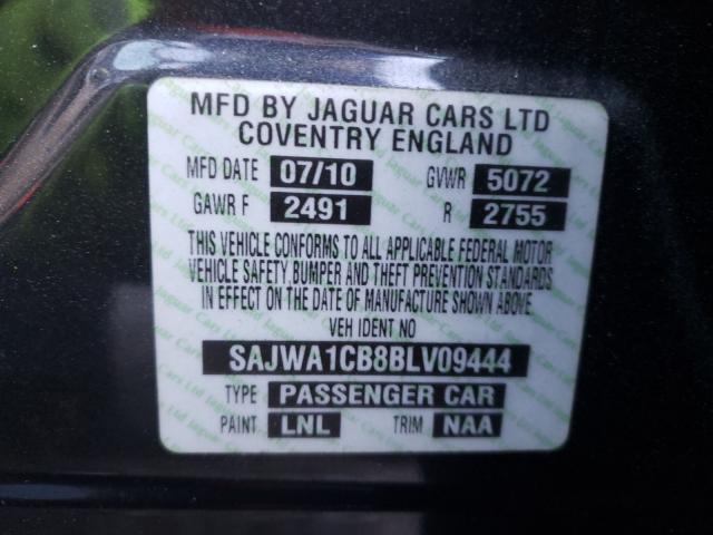 2011 JAGUAR XJ SAJWA1CB8BLV09444
