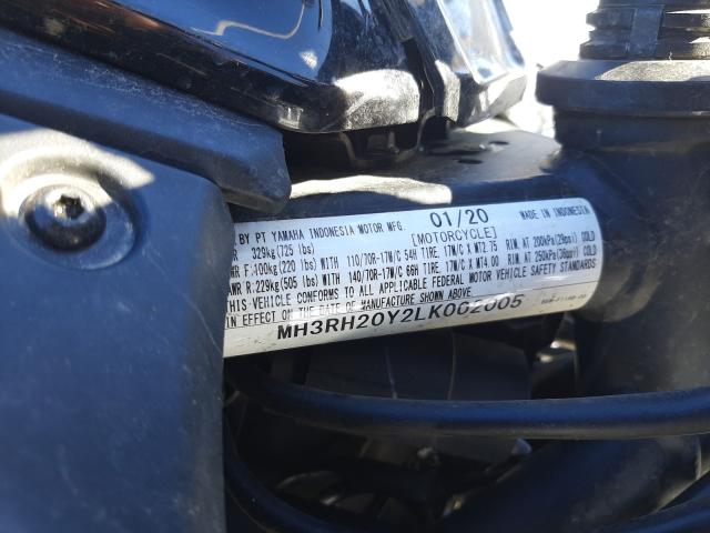 2020 YAMAHA MT-03 MH3RH20Y2LK002005