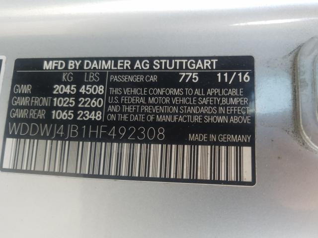 2017 MERCEDES-BENZ C 300 WDDWJ4JB1HF492308