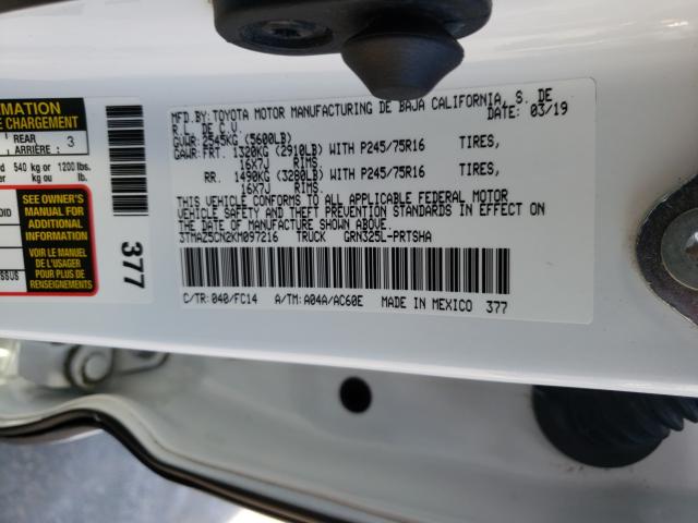 2019 TOYOTA TACOMA DOU - 3TMAZ5CN2KM097216