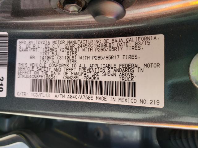 2015 TOYOTA TACOMA DOU - 3TMJU4GN8FM186541