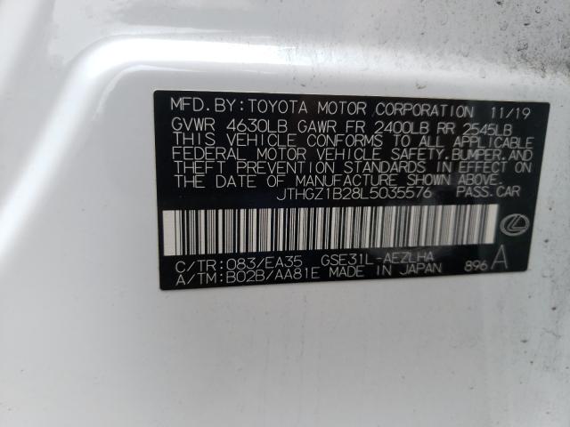 2020 LEXUS IS 350 F-S JTHGZ1B28L5035576