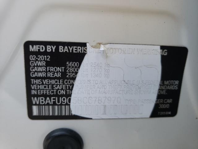 2012 BMW 550 XI WBAFU9C58CC787970